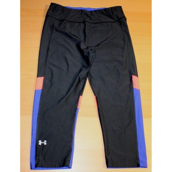Womens Under Armour Capri Compression Leggings MD Medium Alpha Novelty 1248497 - Picture 1 of 4